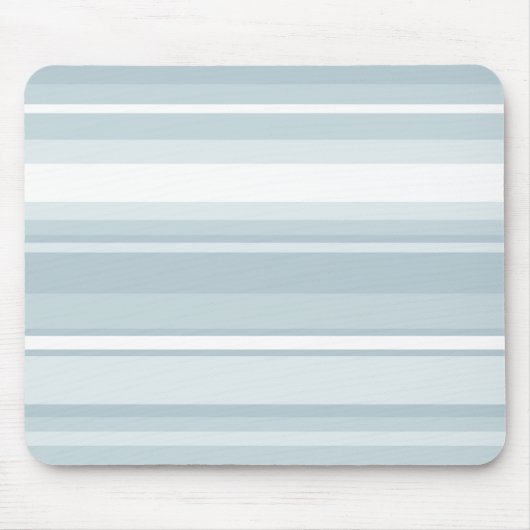 IJsblauwe strepen Muismat (Voorkant)