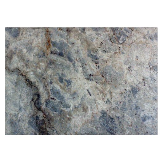 IJsblauwe witte marmer Snijplank (Voorkant)