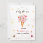 Ijsbloemen Baby Shower Kaart (Voorkant)
