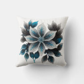  ijsbloemen en bladeren kussen (Achterkant)