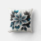 ijsbloemen en bladeren kussen (Voorkant)