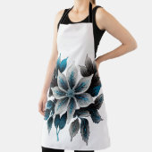  ijsbloemen en bladeren schort (Insitu)