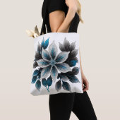 ijsbloemen en bladeren tote bag (Dichtbij)