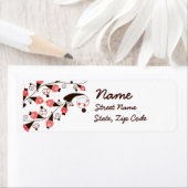 ijsbloempatroon etiket (Insitu)