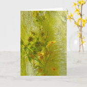 ijsbloesems, kaart (Gele Bloem)