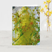 ijsbloesems, kaart (Gele Bloem)