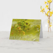 ijsbloesems, kaart (Gele Bloem)