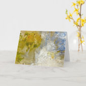 ijsbloesems, kaart (Gele Bloem)