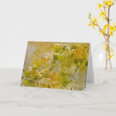 ijsbloesems, kaart (Gele Bloem)