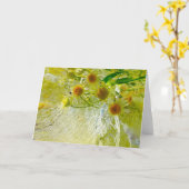 ijsbloesems, kaart (Gele Bloem)