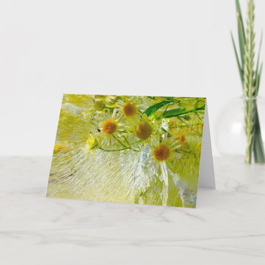 ijsbloesems, kaart (Voorkant)