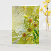 ijsbloesems, kaart (Gele Bloem)