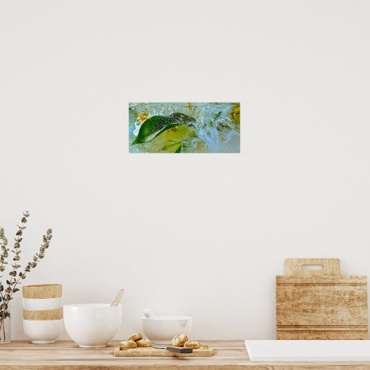 ijsbloesems, poster (Keuken)