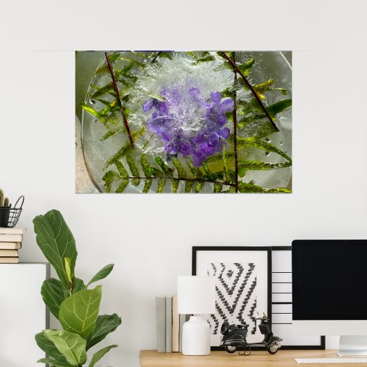Ijsbloesems, poster (Thuiskantoor)