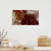 ijsbloesems, poster (Keuken)