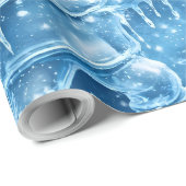 Ijsblok man premium inpakpapier (Rol Hoek)