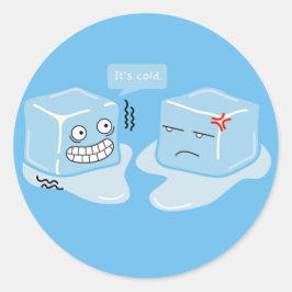 IJsblokje bevriezen - Sticker