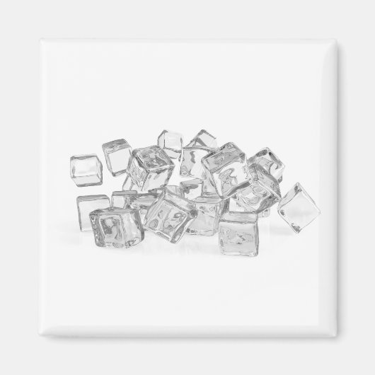 ijsblokjes magneet (Voorkant)