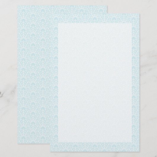 IJsbogen, kantoorbenodigdheden Briefpapier (Voorkant / Achterkant)