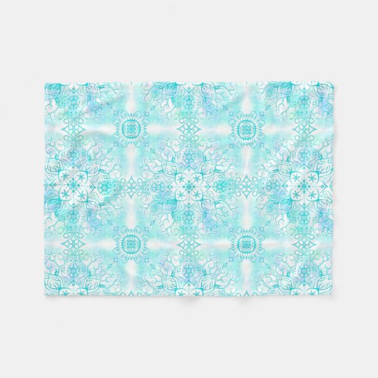 IJsbomen Fleece Deken (Voorkant (Horizontaal))