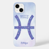 ijsbreker Gepersonaliseerd Paars Case-Mate iPhone Case (Achterkant)