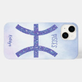 ijsbreker Gepersonaliseerd Paars Case-Mate iPhone Case (Achterkant (horizontaal))