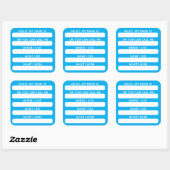Ijsbreker Gesprek Naamlabel Met Info Vierkante Sticker (Vel)