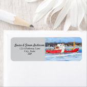 IJsbreker Griffon Canadian Coast Freighter Etiket (Insitu)