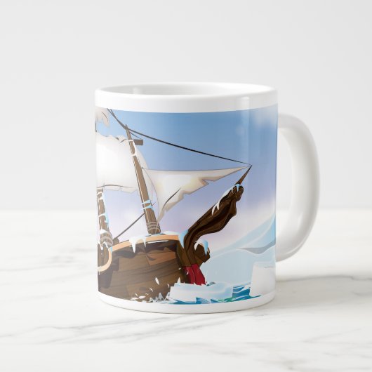 ijsbreker grote koffiekop (Voorkant rechts)