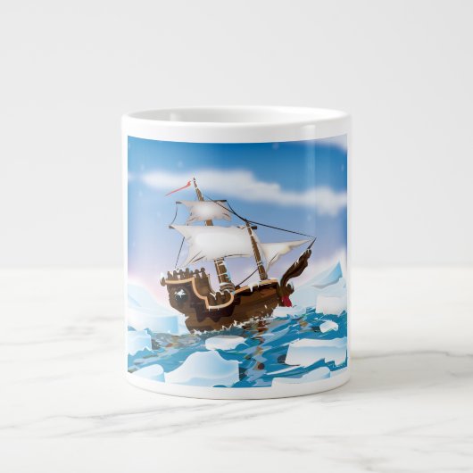 ijsbreker grote koffiekop (Voorkant)