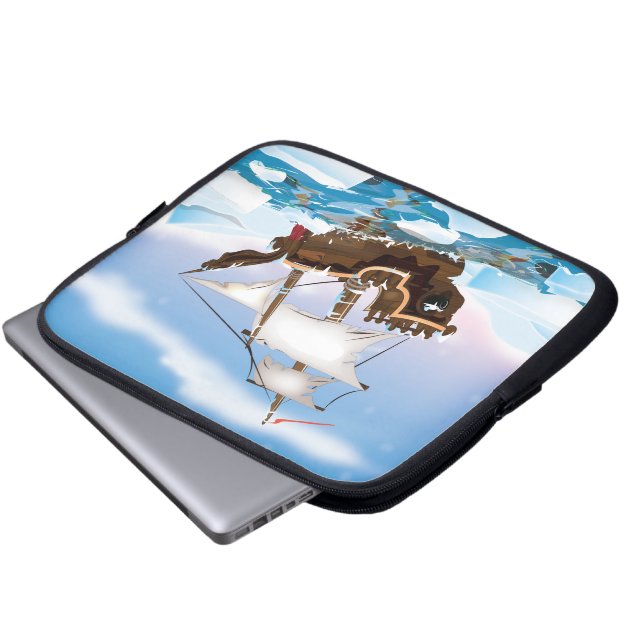 ijsbreker laptop sleeve (Voorkant onderkant)