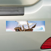 Ijsbreker Schip Bumpersticker (Op auto)