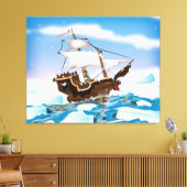 Ijsbreker Schip Canvas Afdruk (Insitu (Woonkamer))