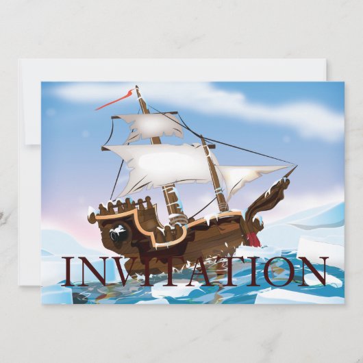 Ijsbreker Schip Kaart (Voorkant)