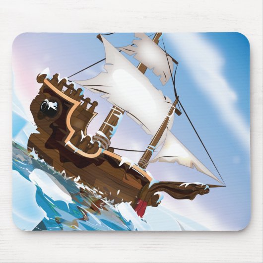 Ijsbreker Schip Muismat (Voorkant)