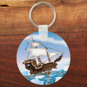 Ijsbreker Schip Sleutelhanger (Voorkant)