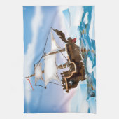 Ijsbreker Schip Theedoek (Verticaal)