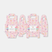 Ijscoup Sundae Bruidsmeisjesfeest Bedankdoosjes (Uitgevouwen)