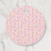 Ijscoup Sundae Bruiloftsfeest Bedankjes Labels (Achterkant)