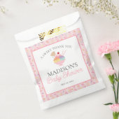 Ijscoup Sundae met Liefde Bestrooid Baby Shower Bedankzakje (Gezegeld)