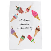 IJscoupe Popsicles Feestje Medium Cadeauzakje (Achterkant)