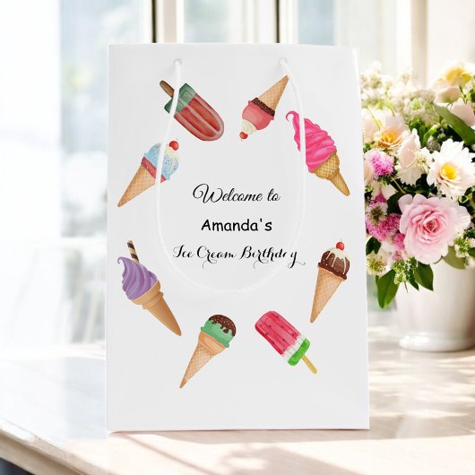 IJscoupe Popsicles Feestje Medium Cadeauzakje