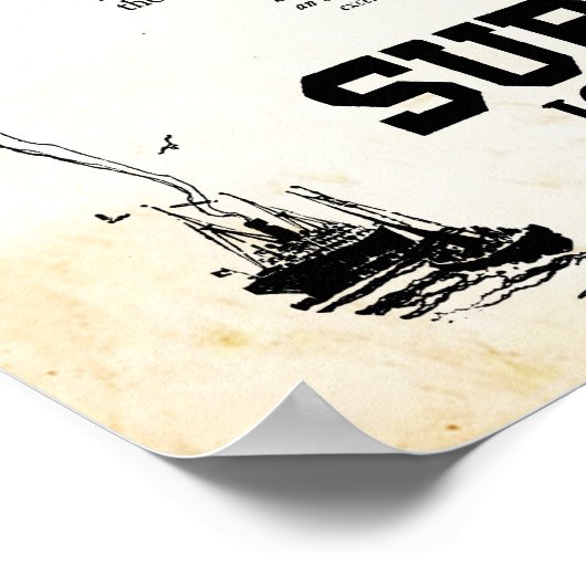  IJscream-afdrukken Poster (Hoek)