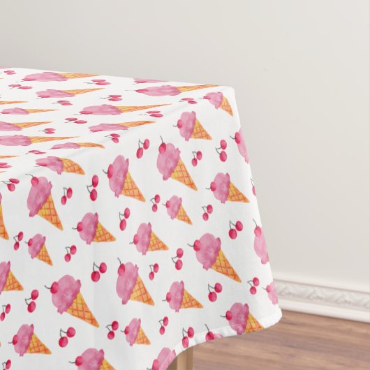 IJscream en kersen Tafelkleed (Voorbeeld)