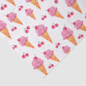 IJscream en kersen Tissuepapier (Detail)