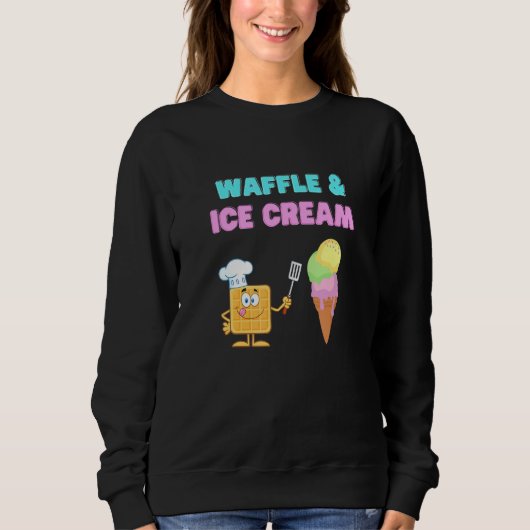 IJscream en wafelontwerp Trui (Voorkant)