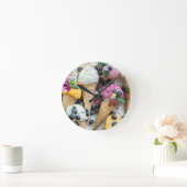 IJscream met blauwe bessen en bloemen Ronde Klok (Huis)