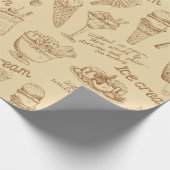 ijscrème cadeaupapier (Hoek)