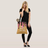 IJscrème,Druipende Aardbei Choco Bliss, Tote Bag (Op model)