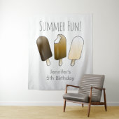 IJscrème op een Stok Wandkleed (In situ)